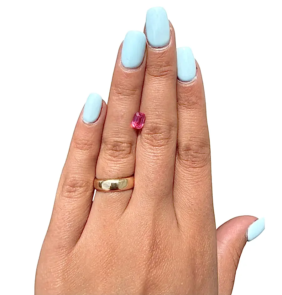 1.15ct Vivid Pink Mahenge Spinel - Kingdom Jewelry