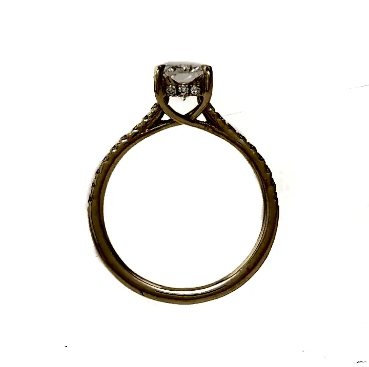 14k Gold X 1.54CT Lab Diamond Ring - Kingdom Jewelry