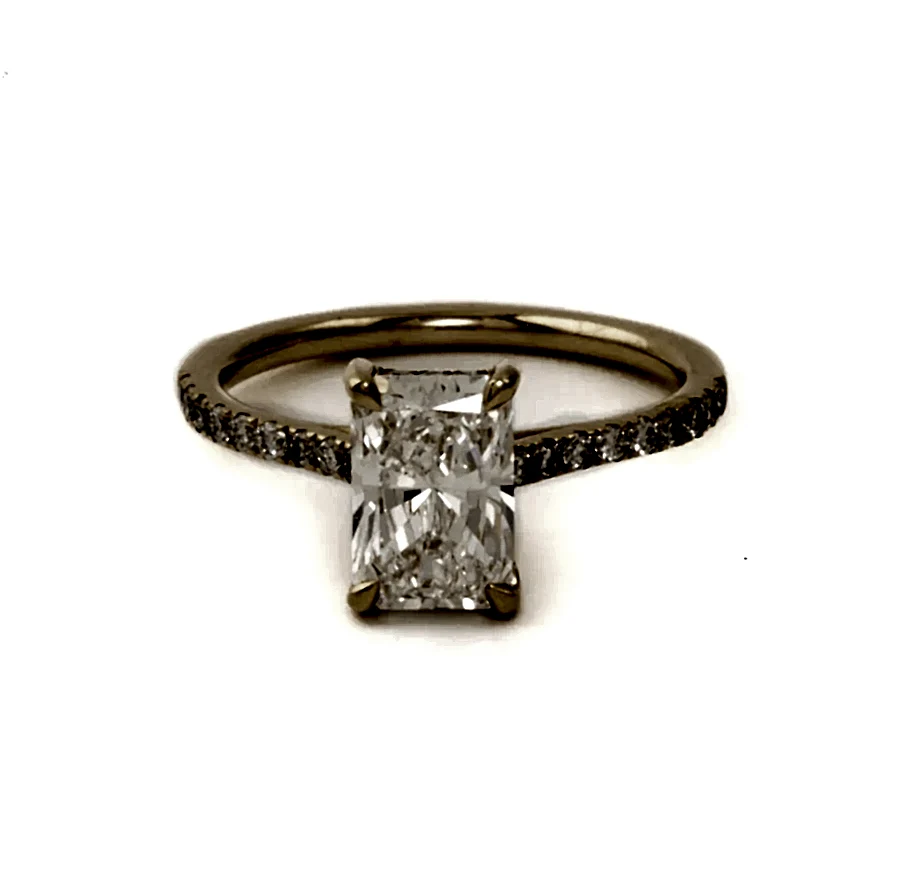 14k Gold X 1.54CT Lab Diamond Ring - Kingdom Jewelry