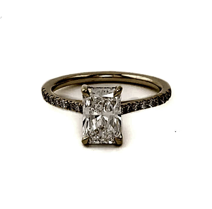 14k Gold X 1.54CT Lab Diamond Ring - Kingdom Jewelry