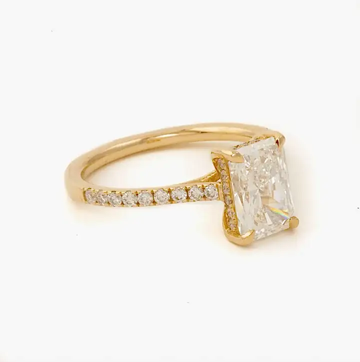 14k Gold X 1.54CT Lab Diamond Ring - Kingdom Jewelry