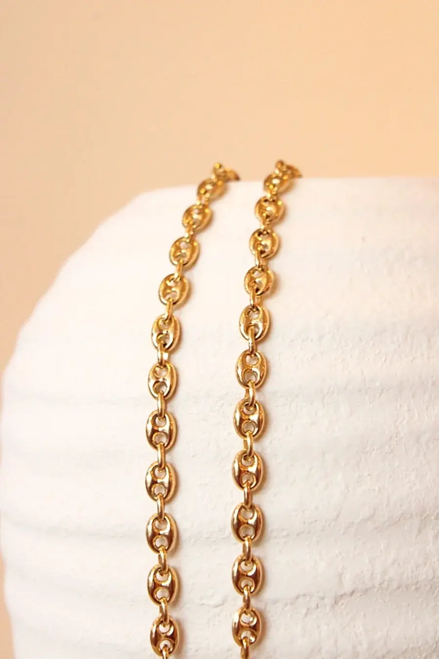 14K Gucci Puff Chain 20inch - Kingdom Jewelry
