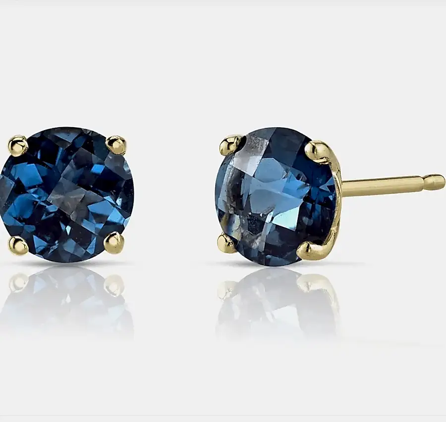 14K YG London Blue Topaz - Kingdom Jewelry
