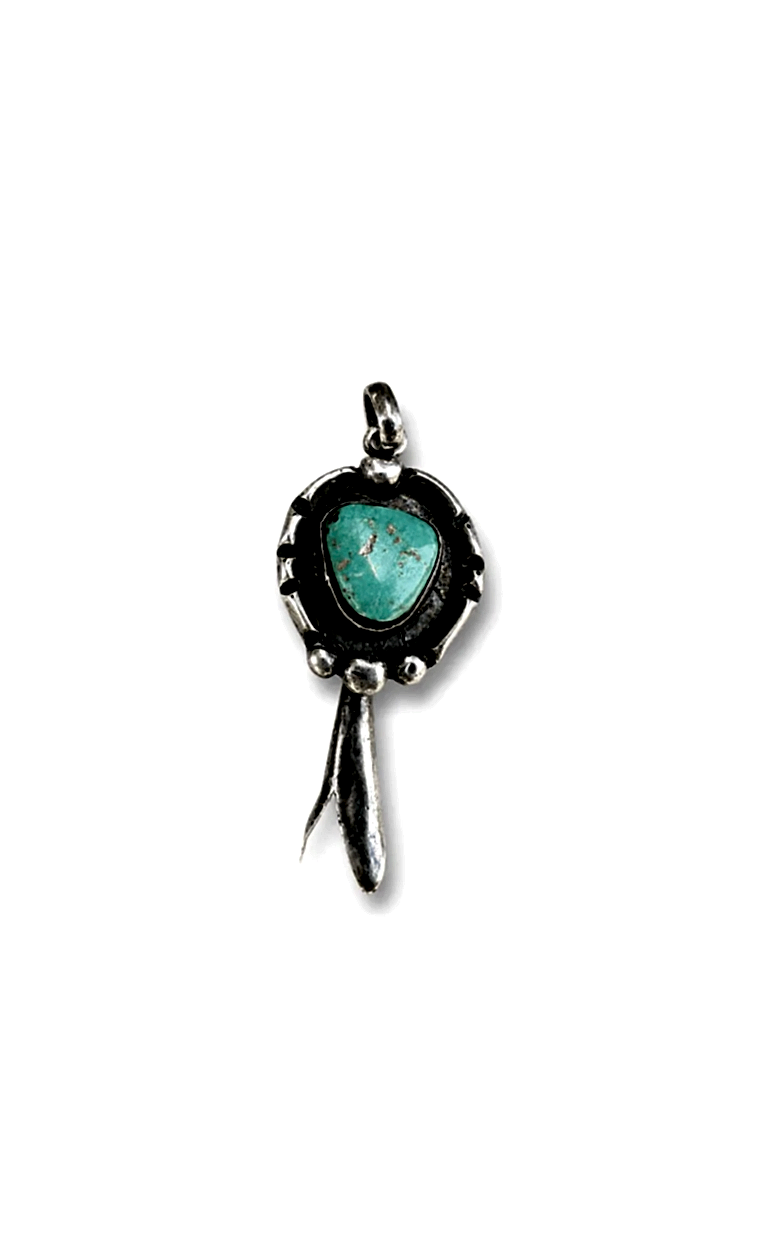 1950's Squash Blossom Pendant - Kingdom Jewelry