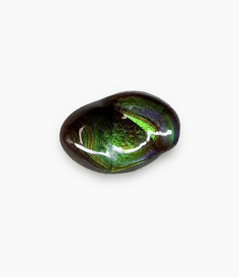 7.90 Hand Cut Collector Fire Agate- By Ryszard Krukowski - Kingdom Jewelry