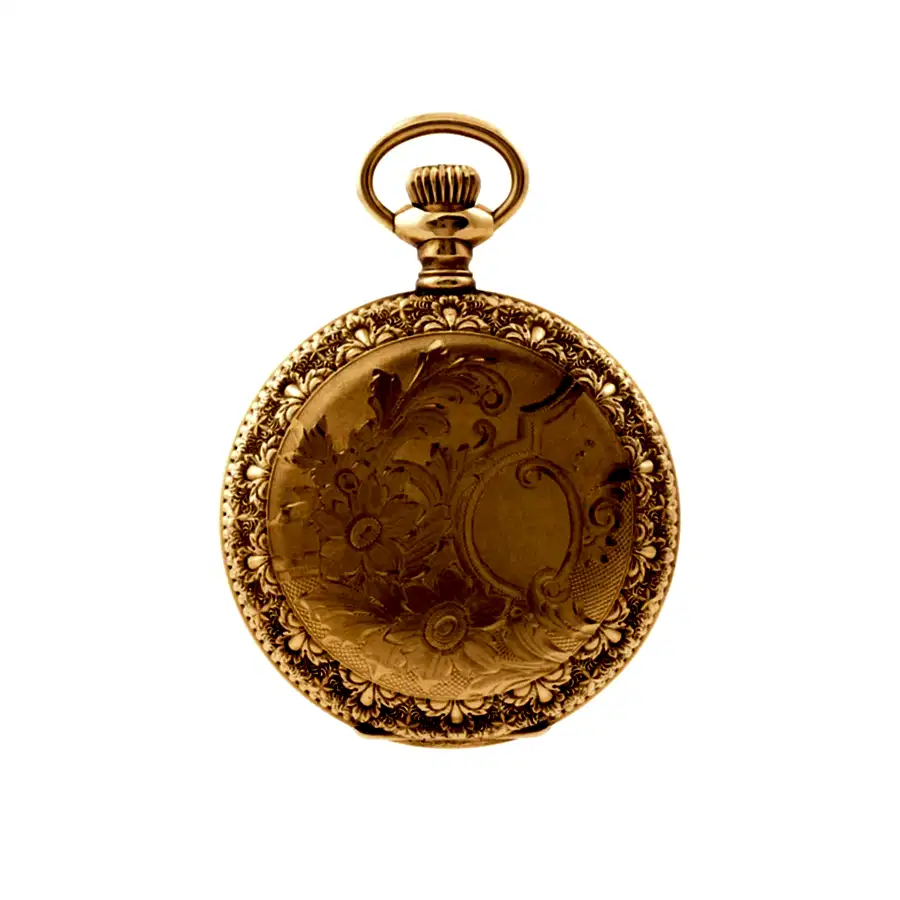 Gold - Plated x Antique Filigree Elgin Watch - Kingdom Jewelry