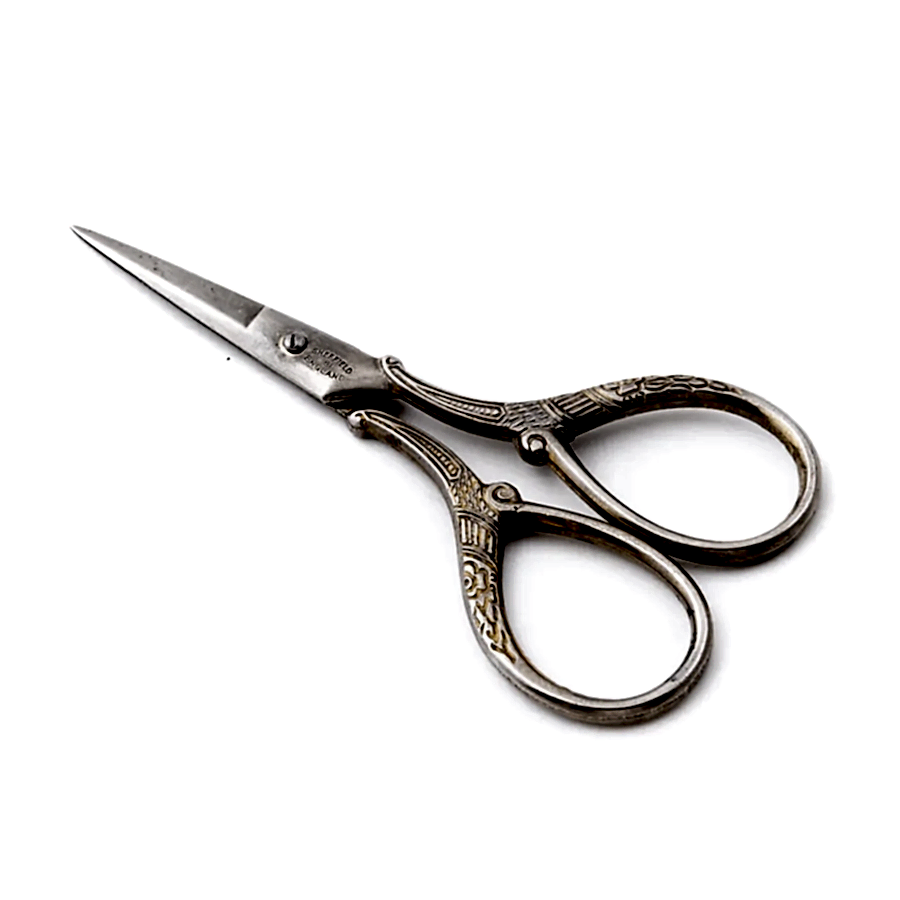 Steel x Antique Sheffield Art - Deco Scissors - Kingdom Jewelry