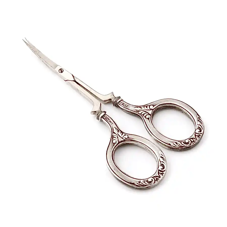 Sterling Silver x Vintage Birks Antique Scissors - Kingdom Jewelry