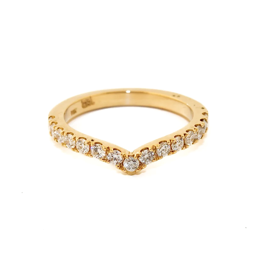 14 KT Gold x Pave Diamond Tiara Band - Kingdom Jewelry