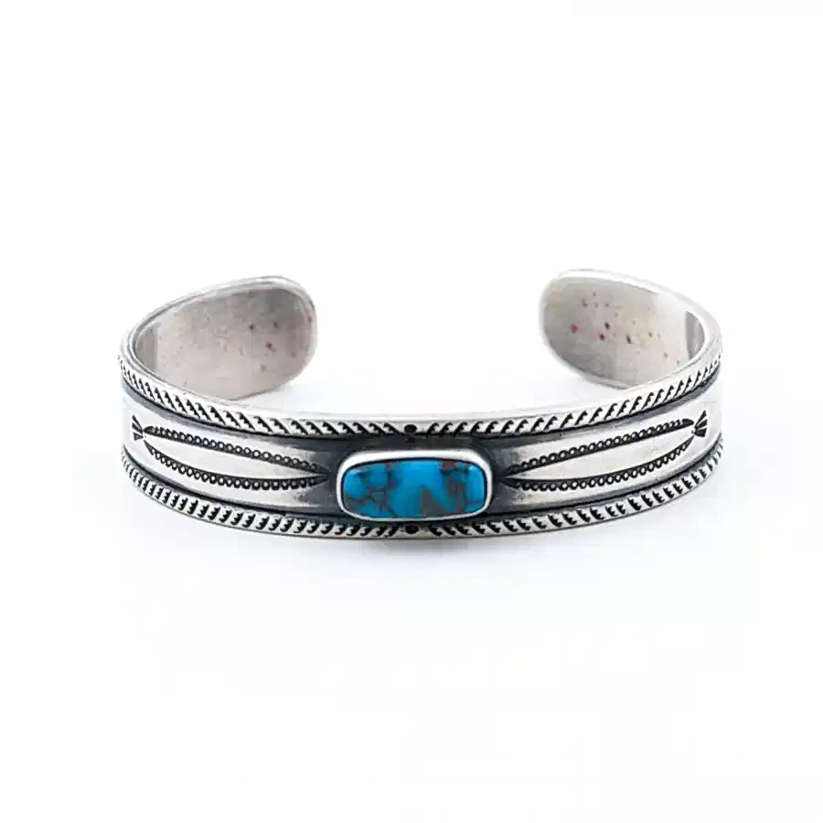 Alex Horst Artisan Egyptian Turquoise Cuff - Kingdom Jewelry