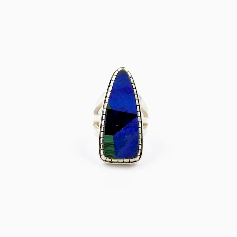 Intricate Mosaic Intarsia Ring - Kingdom Jewelry