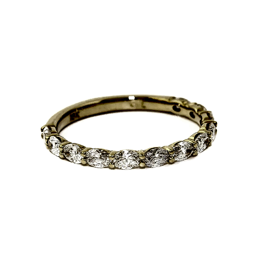 Oval Cut Diamond Eternity Ring - Kingdom Jewelry